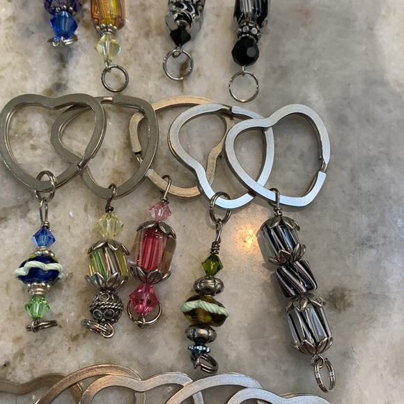 Keychain ~ #Heart Ring #Handmade #stocking stuffers - Picture 3 of 4